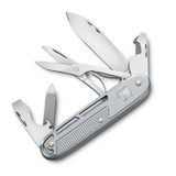 Couteau de poche, Victorinox, Synergy X Alox, 10f, argent, boîte