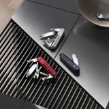 Zakmes, Victorinox, Onefold Alox, 2f, donkerblauw, doos