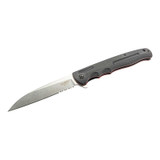 Couteau de poche, Herbertz, noir, 17 cm, acier inoxydable/G10, boîte