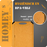 Snijplank, Homey's, FIBR, naturel, 370x275mm, sleeve