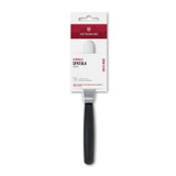 Spatel, Victorinox, geknikt, rvs/PP, zwart, 8cm, blister