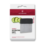 Decoratiemes, Victorinox, golvend, rvs/PP, zwart, doos