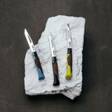 Couteau de poche Néo7 Alpine, Opinel, bleu glacier, acier inoxydable/PP, carte