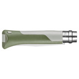 Couteau de poche N°08 Horizon, Opinel, kaki, acier inoxydable/polyamide, carte