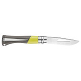 Zakmes N°09 Ocean, Opinel, Yellow, rvs/polyamide, kaart