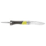 Couteau de poche N°09 Ocean, Opinel, jaune, acier inoxydable/polyamide, carte