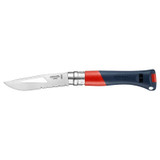 Couteau de poche N°09 Ocean, Opinel, Rouge, acier inoxydable/polyamide, carte