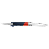 Couteau de poche N°09 Ocean, Opinel, Rouge, acier inoxydable/polyamide, carte