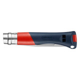 Couteau de poche N°09 Ocean, Opinel, Rouge, acier inoxydable/polyamide, carte