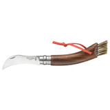 Champignonzakmes N°08, Opinel, rvs/zwart walnoothout, kist