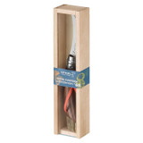 Champignonzakmes N°08, Opinel, rvs/zwart walnoothout, kist