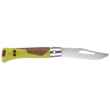 Couteau de poche Néo7 Alpine, Opinel, vert tilleul, acier inoxydable/PP, carte