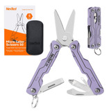 Multitool, Nextool, Micro Sailor Scissors S0, paars, 8f, ds
