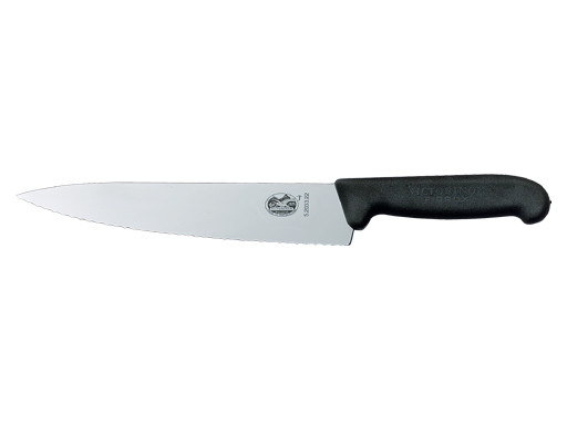 Couteau de chef, Victorinox, Fibrox, lame ondulée, 22cm
