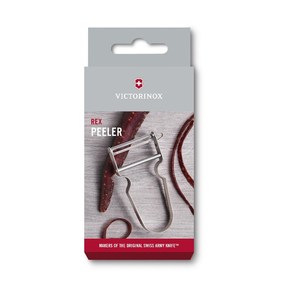 Eplucheur fin, Victorinox, REX, aluminium, droit