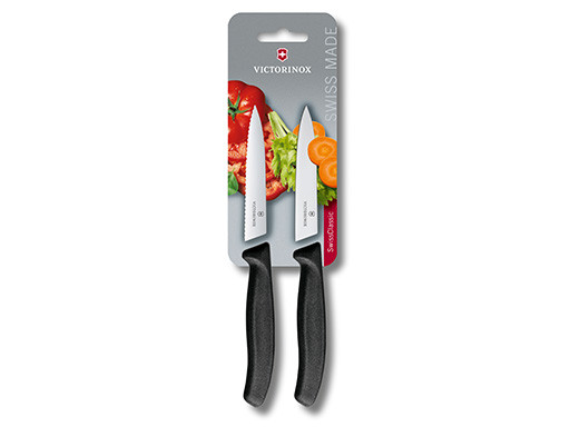 Couteau d'office/légumes, 2x, Victorinox, Swiss Classic, mixte, 10cm