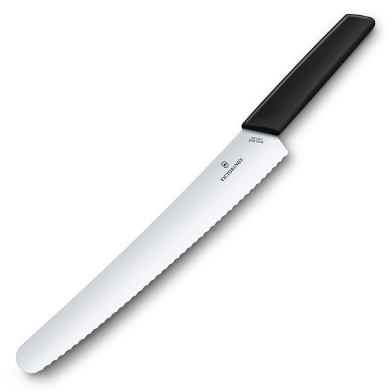 Couteau à pâtisserie, Victorinox, Swiss Modern, lame ondulée, 26cm
