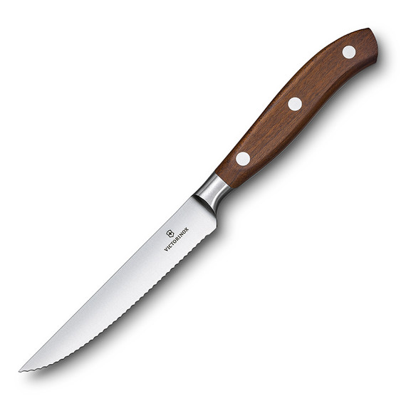 Couteau à steak, Victorinox, Grand Maître, forgé, lisse, 12cm