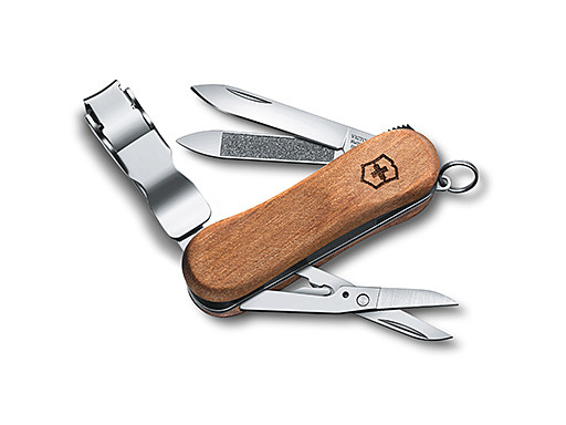 Couteau de poche, Victorinox, Nail Clip Wood 580, 6 fonctions