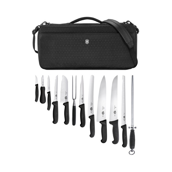 Couteau pliant, 15 pièces, Victorinox, noir, polybag