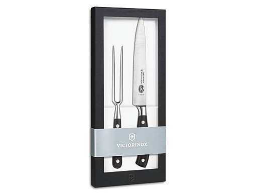 Keukenset 2-delig, Victorinox, gesmeed rvs/POM, doos