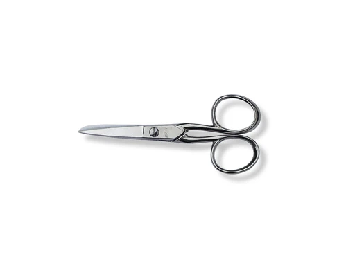 Huishoudschaar, Victorinox, ogen schuin, vernikkeld, etui