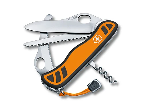 Zakmes,Victorinox,HunterXT,2 lock,1hand,6funct.,oranje/soft