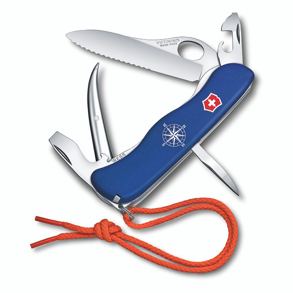 Couteau de poche,Victorinox,SkipperPro,12funct.,3lock,lanyard,bleu