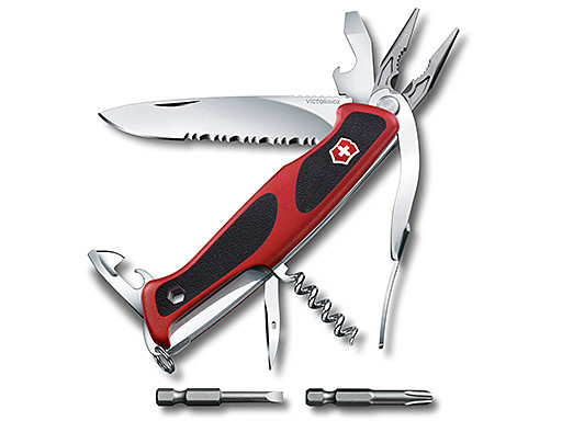 Zakmes,Vict.,RangerGrip174,Handy,17funct.,2 lock,rood+soft