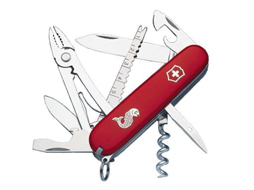 Zakmes, Victorinox, SwissArmy, Angler, 18funct., rood
