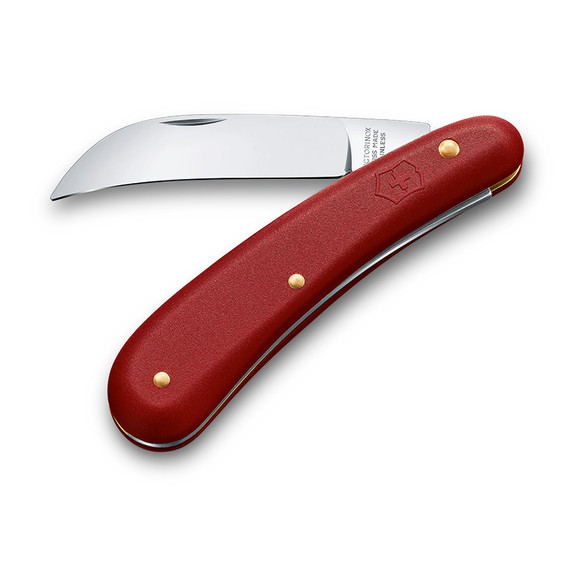 Couteau à élaguer,Victorinox,petit,acier inoxydable/nylon,rouge