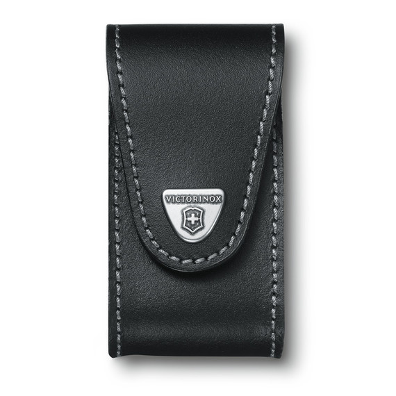 Pochette de ceinture v.5V1.6795.XL, Victorinox, cuir noir, boucle