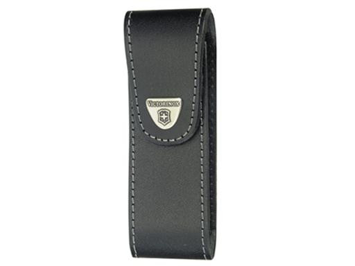Pochette de ceinture pour SwissToolPlus, Victorinox, cuir noir, boucle