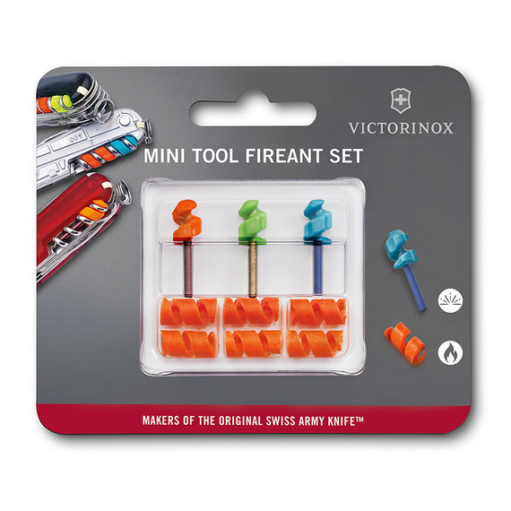 Mini set d'outils de feu, Victorinox, 9 pièces, multicolore, blis