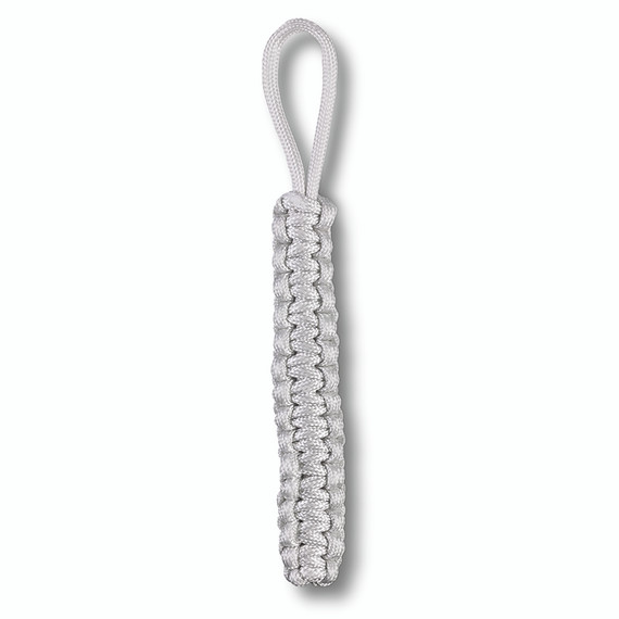 Pendentif en paracorde contre couteau de poche, Victorinox, tissé, gris argenté