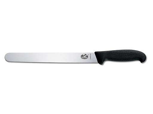 Couteau à jambon/à pâtisserie, Victorinox, acier inoxydable/fibrox, lisse, 30cm