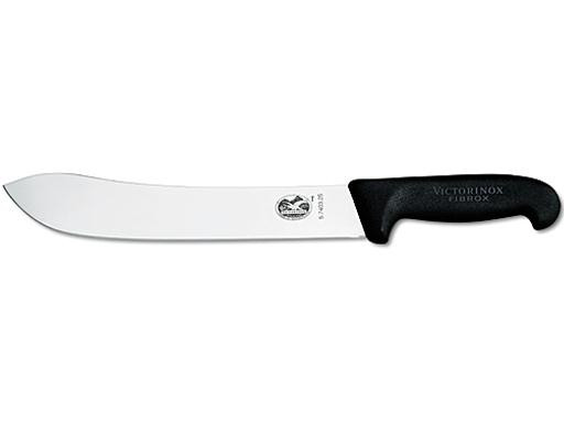 Couteau à bloc, Victorinox, acier inoxydable/fibrox noir, courbé, 25cm