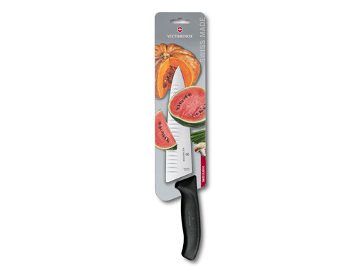 Couteau de chef, Victorinox, Swiss Classic, noir, 20cm, blister