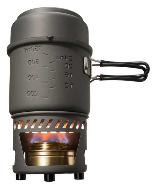 Kookset, Esbit, Spiritus, pot & brander, 985ml, doos