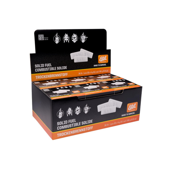 Solid fuel tabletten,36st,Esbit,20x4g,display