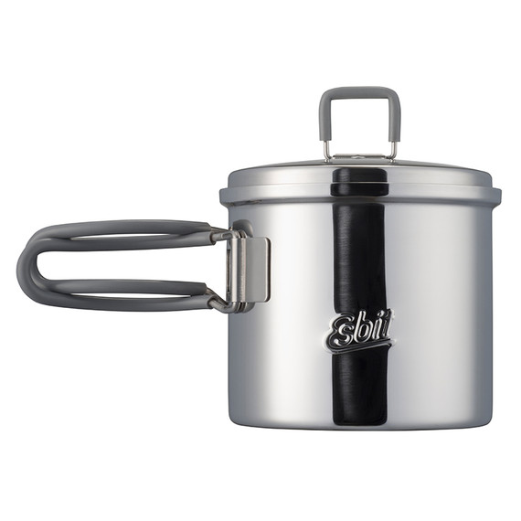 Pot de cuisson,Esbit,acier inoxydable,625ml,inklpb.handgr,sac de rangement