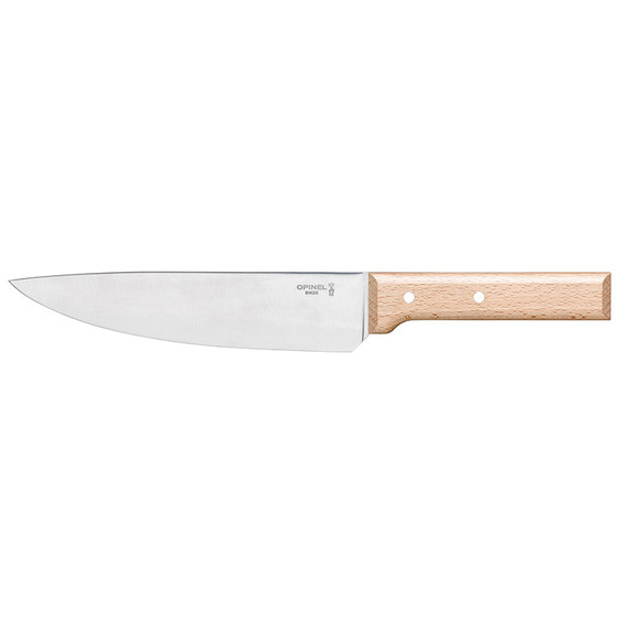 Couteau de cuisine N°118, Opinel Parallèle, acier inox/bois, carte