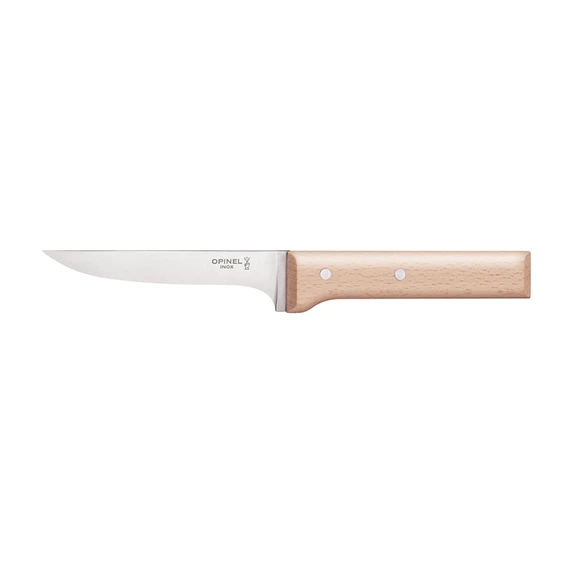 Couteau à désosser N°122, Opinel Parallèle, acier inoxydable/bois, boîte