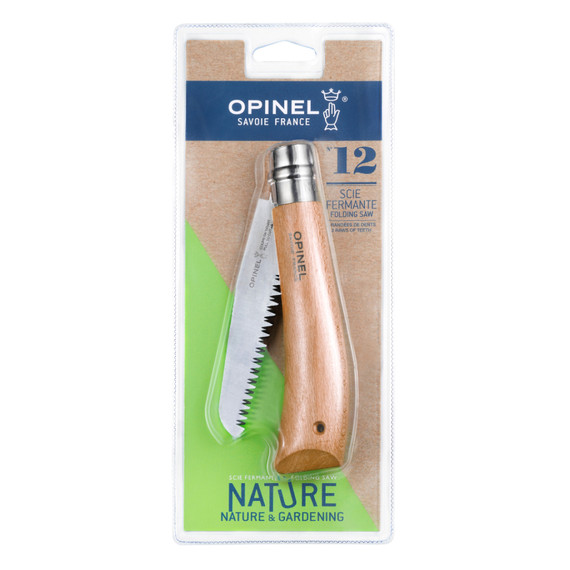 Scies à branches N°12, Opinel Garden, acier inoxydable/non-bois, blister