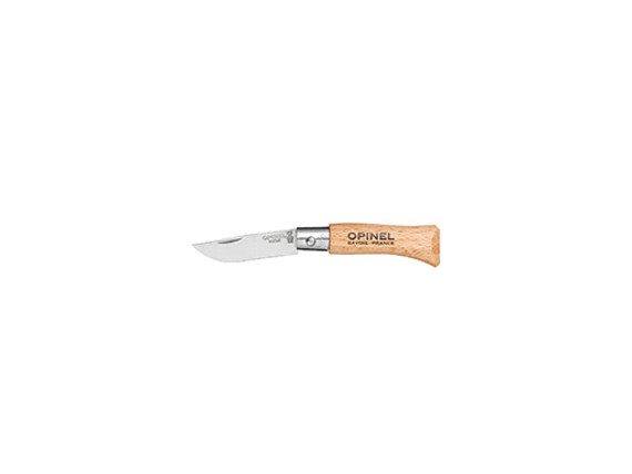 Zakmes N°02 Inox, Opinel Classic, rvs/hout