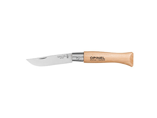 Couteau de poche N°05 Inox, Opinel Classic, acier inox/bois