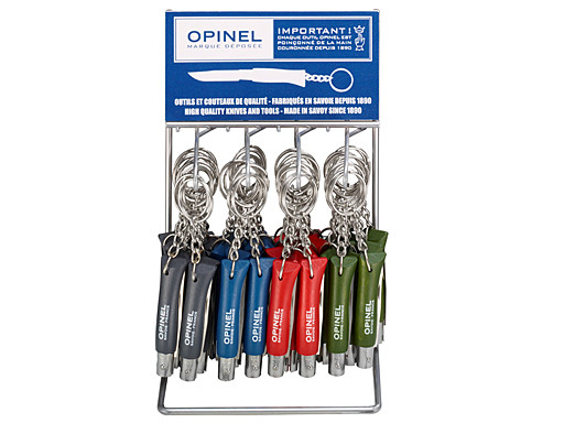 Zakmes+sltlhngr,displ:4klrn-36x,Opinel,rvs/ht