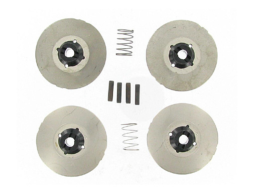 Jeu de disques abrasifs diamantés v.CC316, pièces de montage comprises