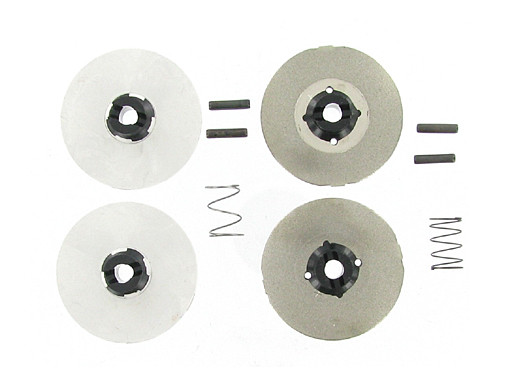 Jeu de disques abrasifs diamantés v.CC320, pièces de montage comprises
