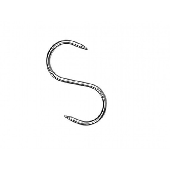 Vleeshaak"S", Sabatier, rvs, 80x4mm